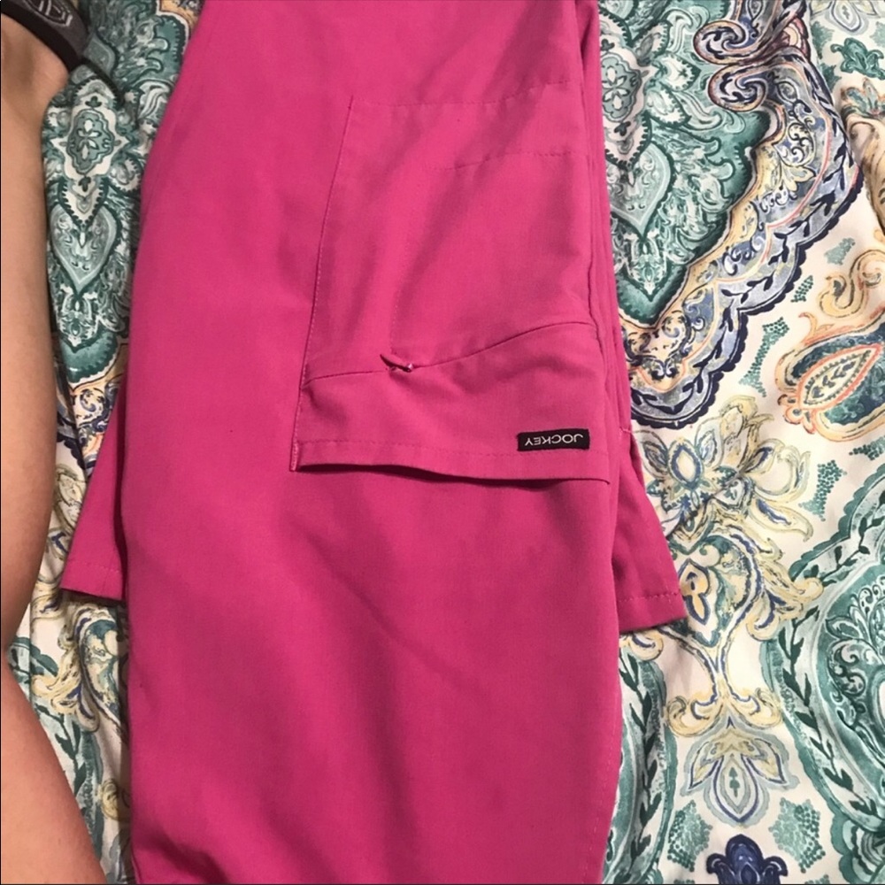 Pink jockey scrub pants XSTALL xst xs tall